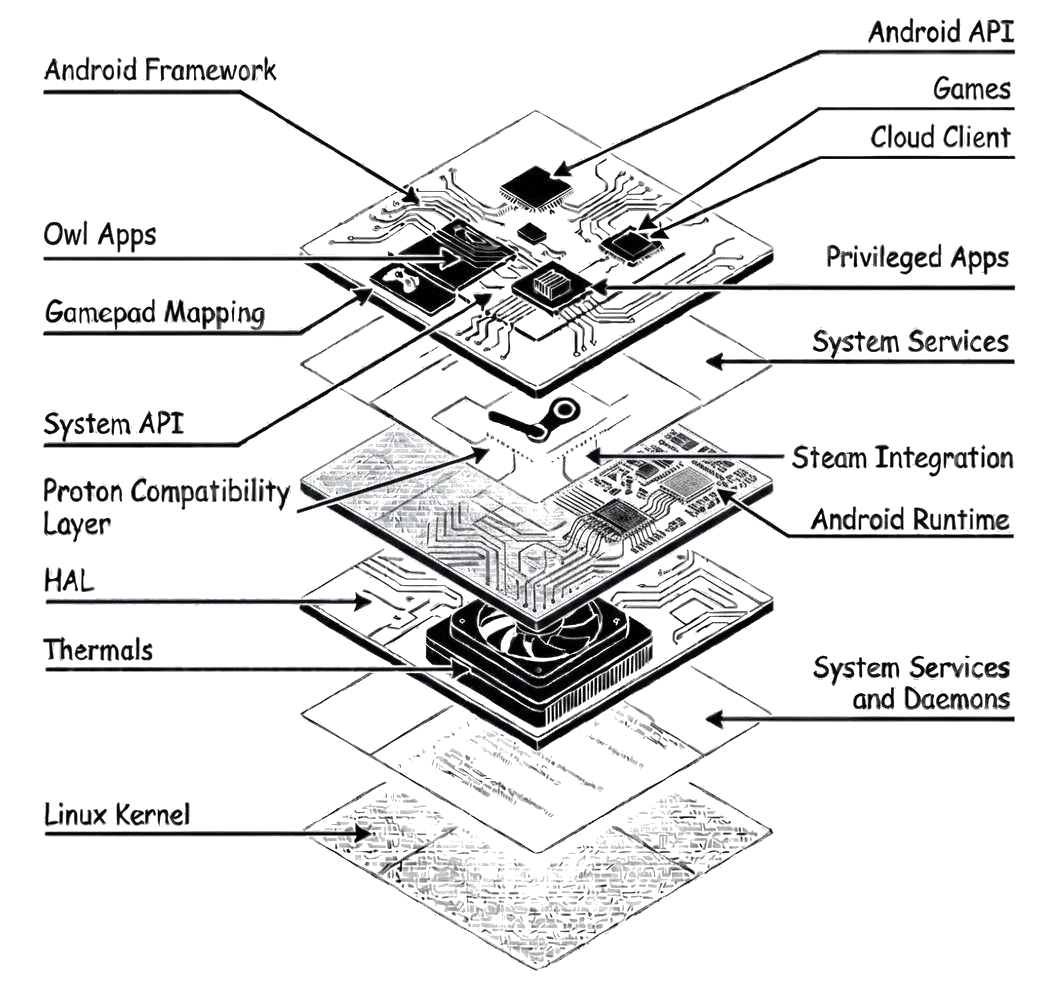 OwlOS architecture diagram